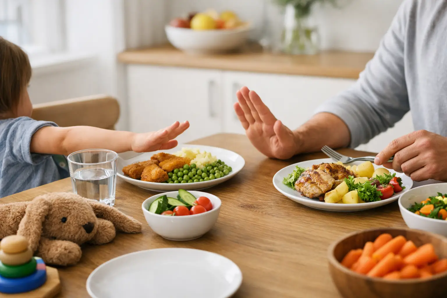 Matsedel för barn som matvägrar utan matkonflikter