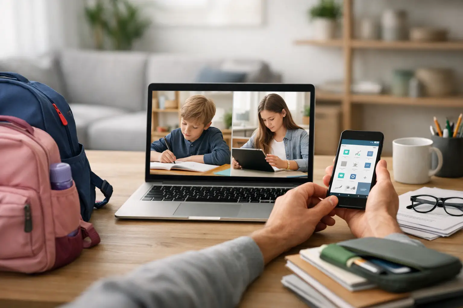 Hantera skolinformation för flera barn rätt