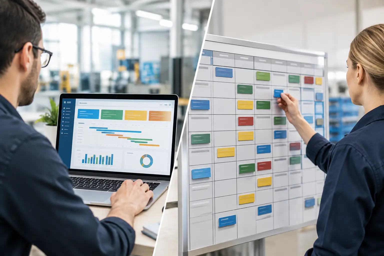 MES-System versus Plantafel: Was passt besser?