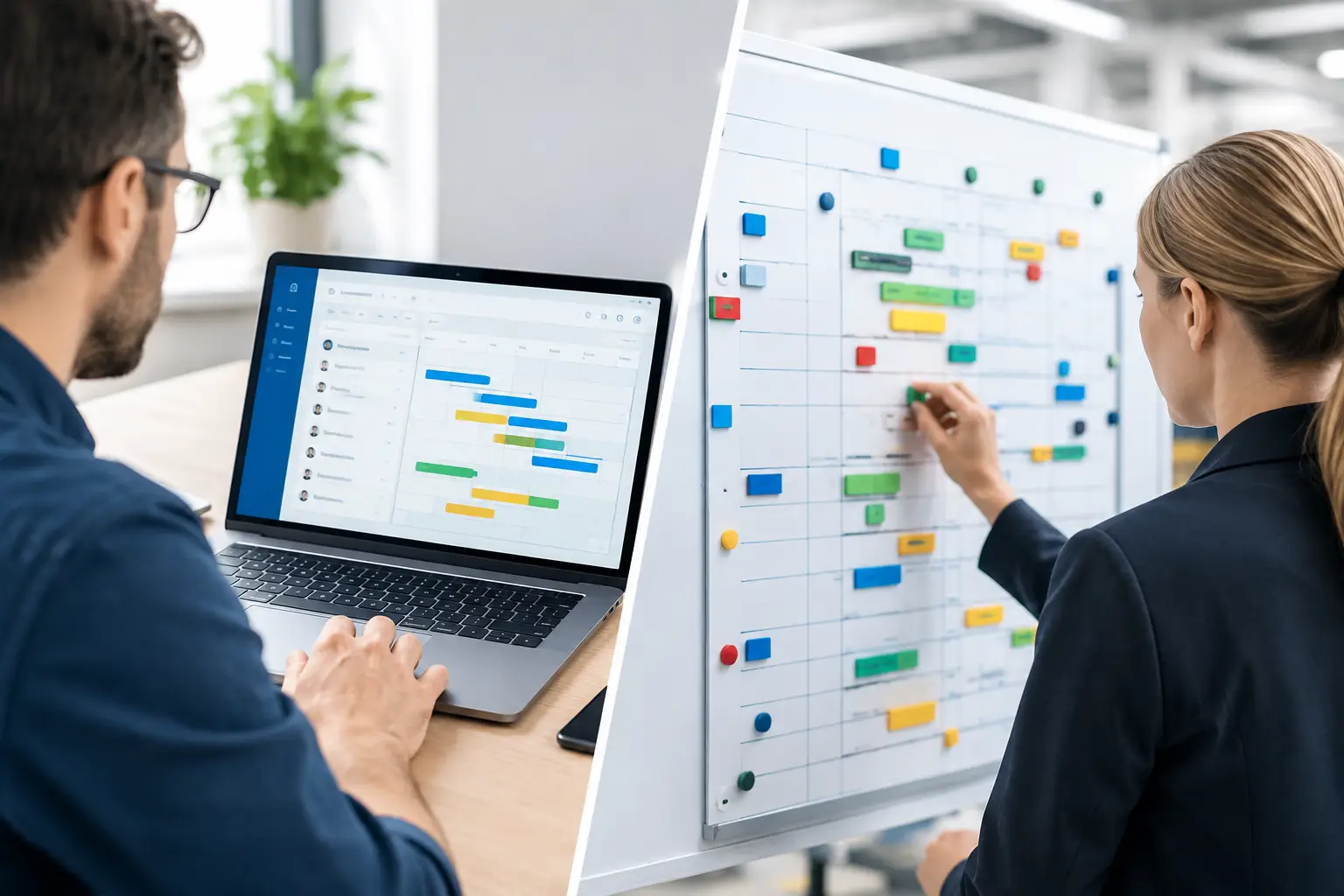 BDE-Software oder Plantafel: Was passt besser?