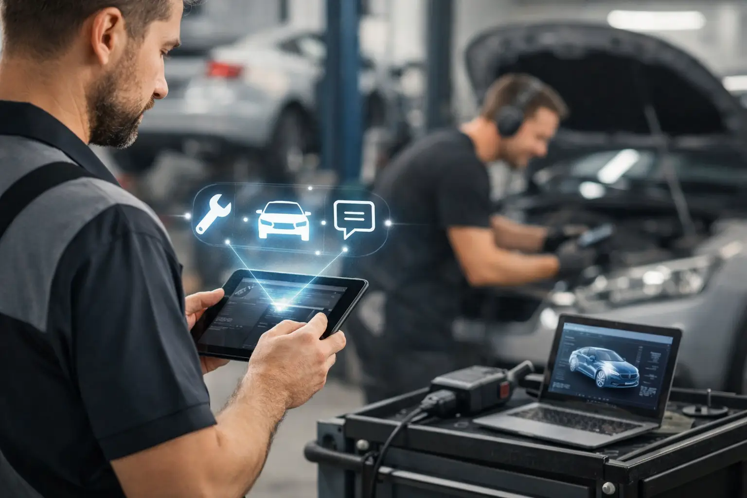 7 Vorteile digitaler Werkstattkommunikation
