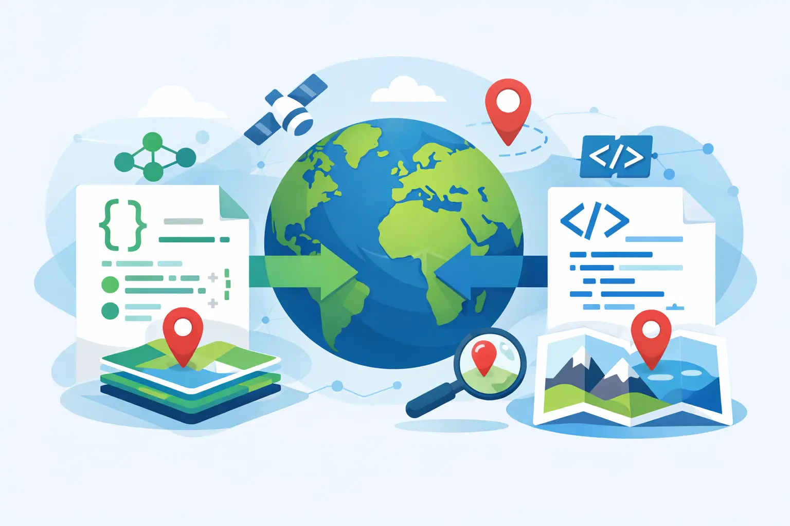 JSON versus XML geoespacial: qué conviene usar