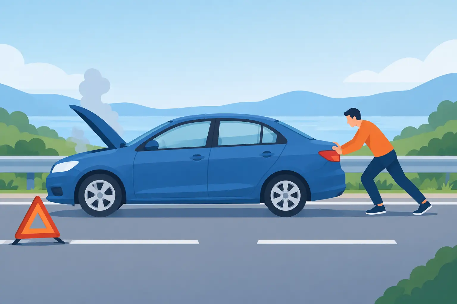 How to Move a Car After a Breakdown Safely