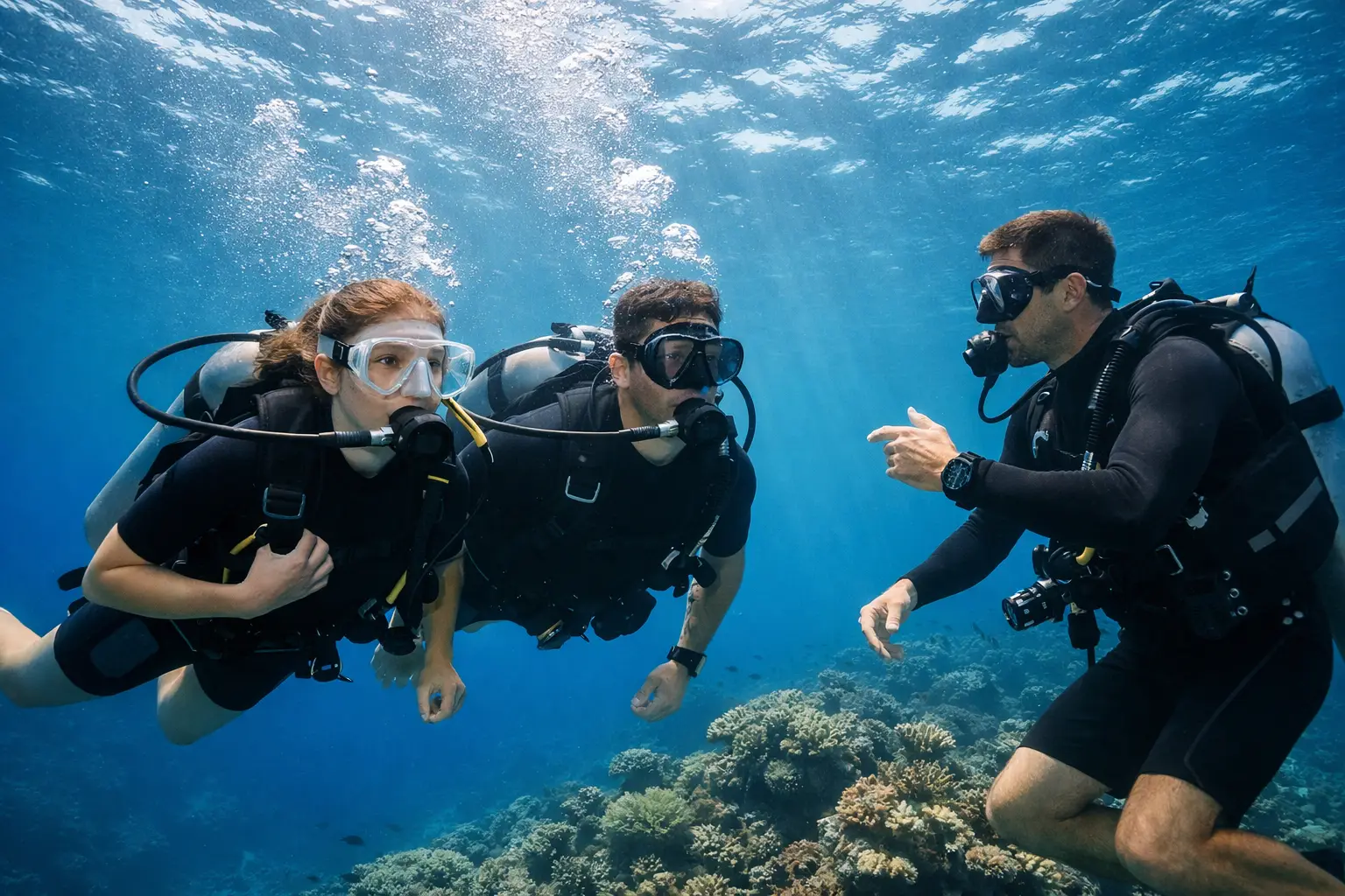 Beginner diving experiences for First Ocean Dives