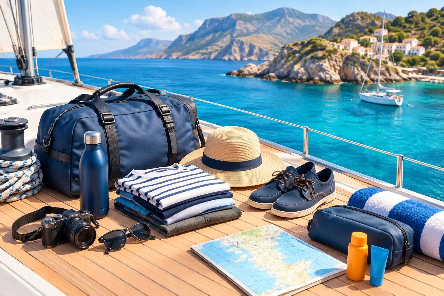 What to Bring When Sailing Crete by Yacht
