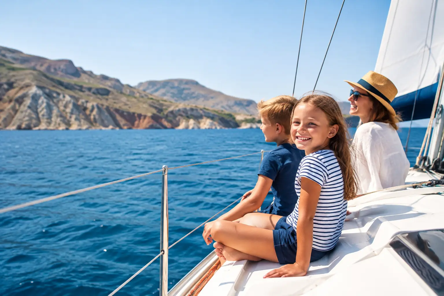 Sailing Trips With Children Made Easy in Crete