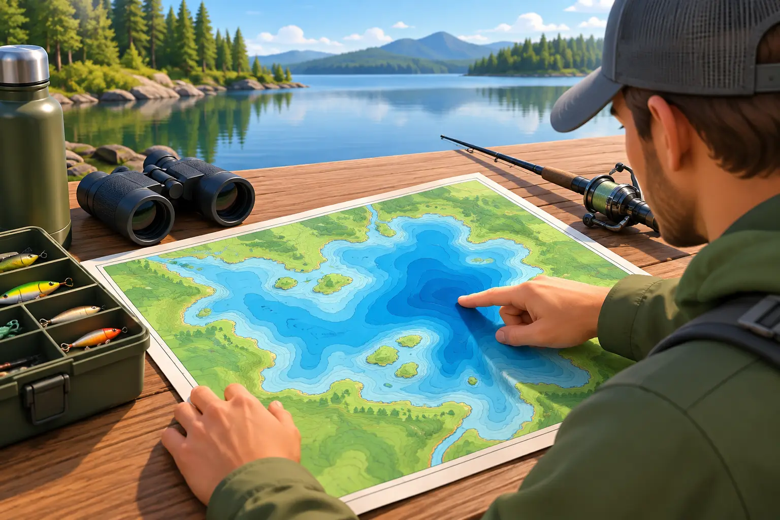 How to Read Fishing Maps and Find Better Water
