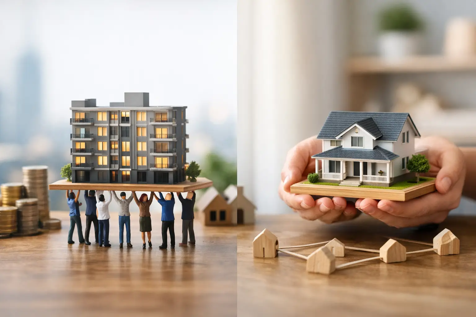 Property Crowdfunding vs Fractional Ownership
