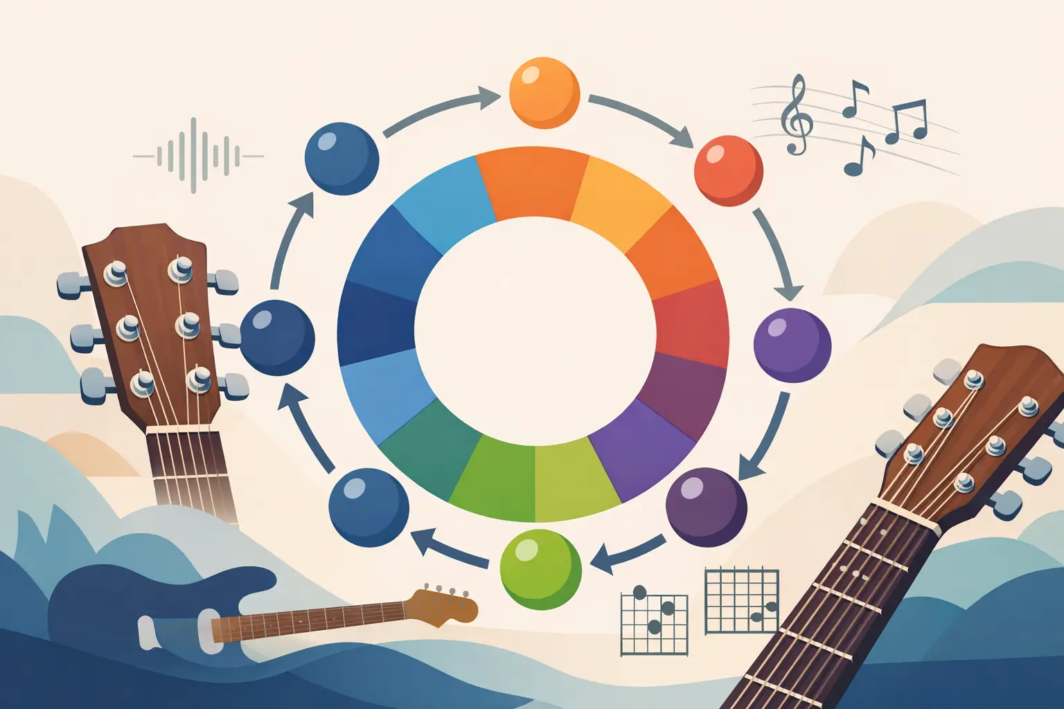 Circolo delle quinte chitarra: come usarlo