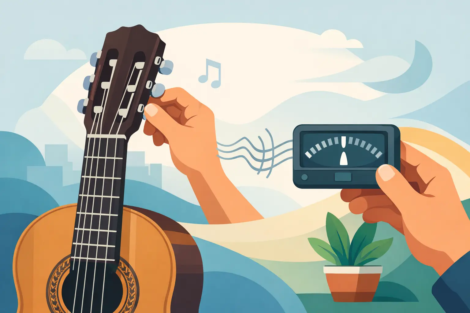 Come accordare la chitarra classica bene