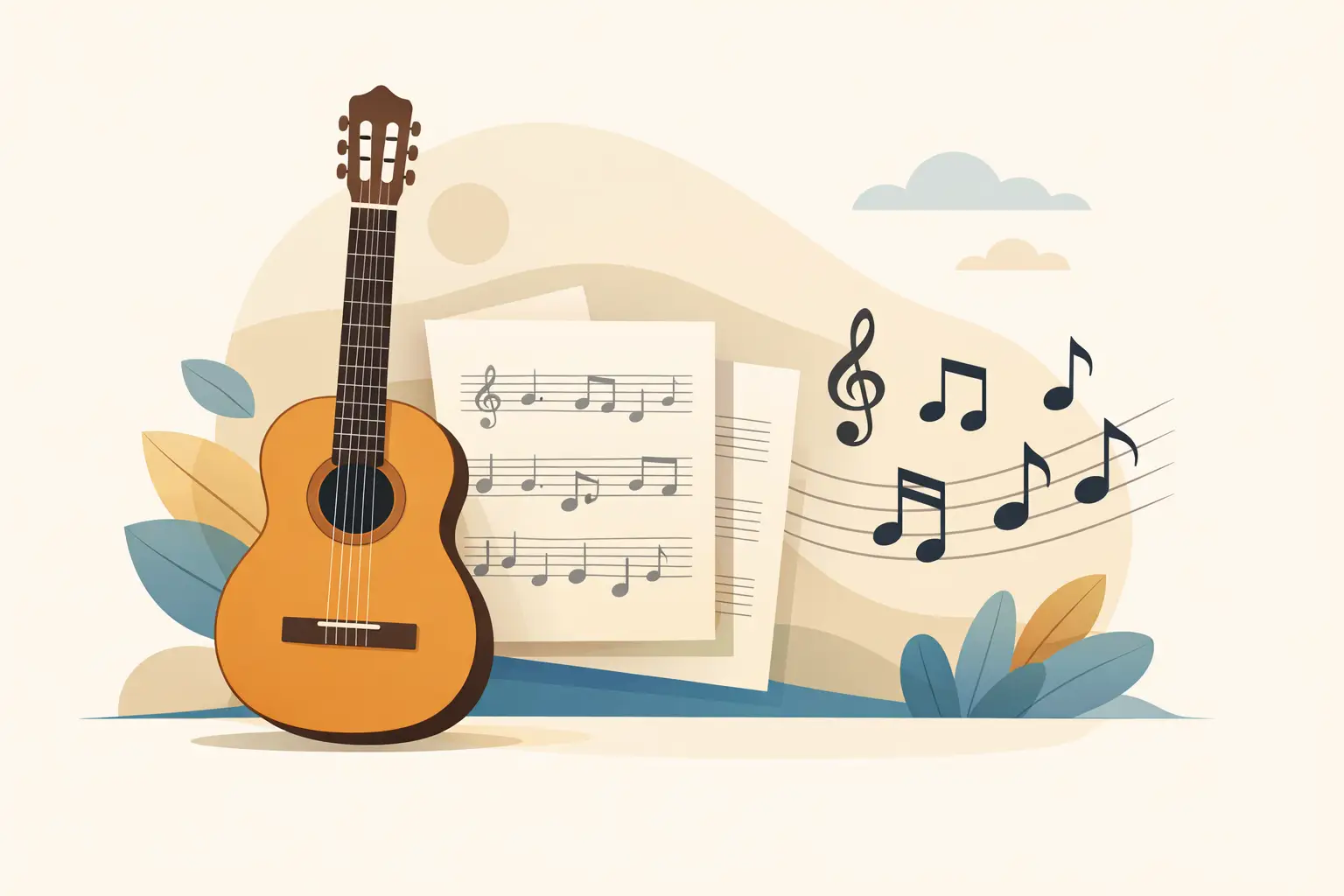 Repertorio facile chitarra classica: 8 brani