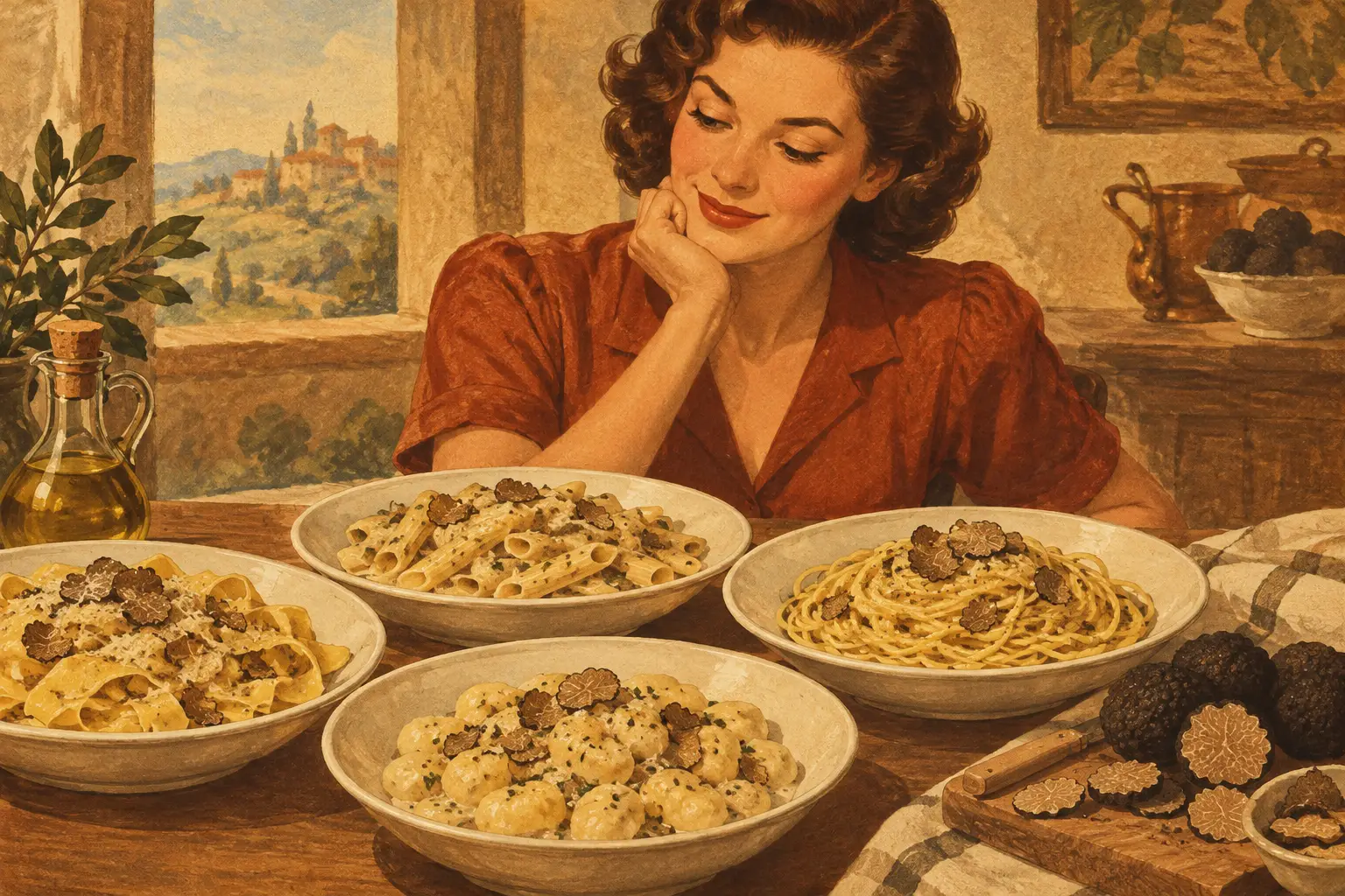Which Pasta Suits Truffle Sauce for Dinner?