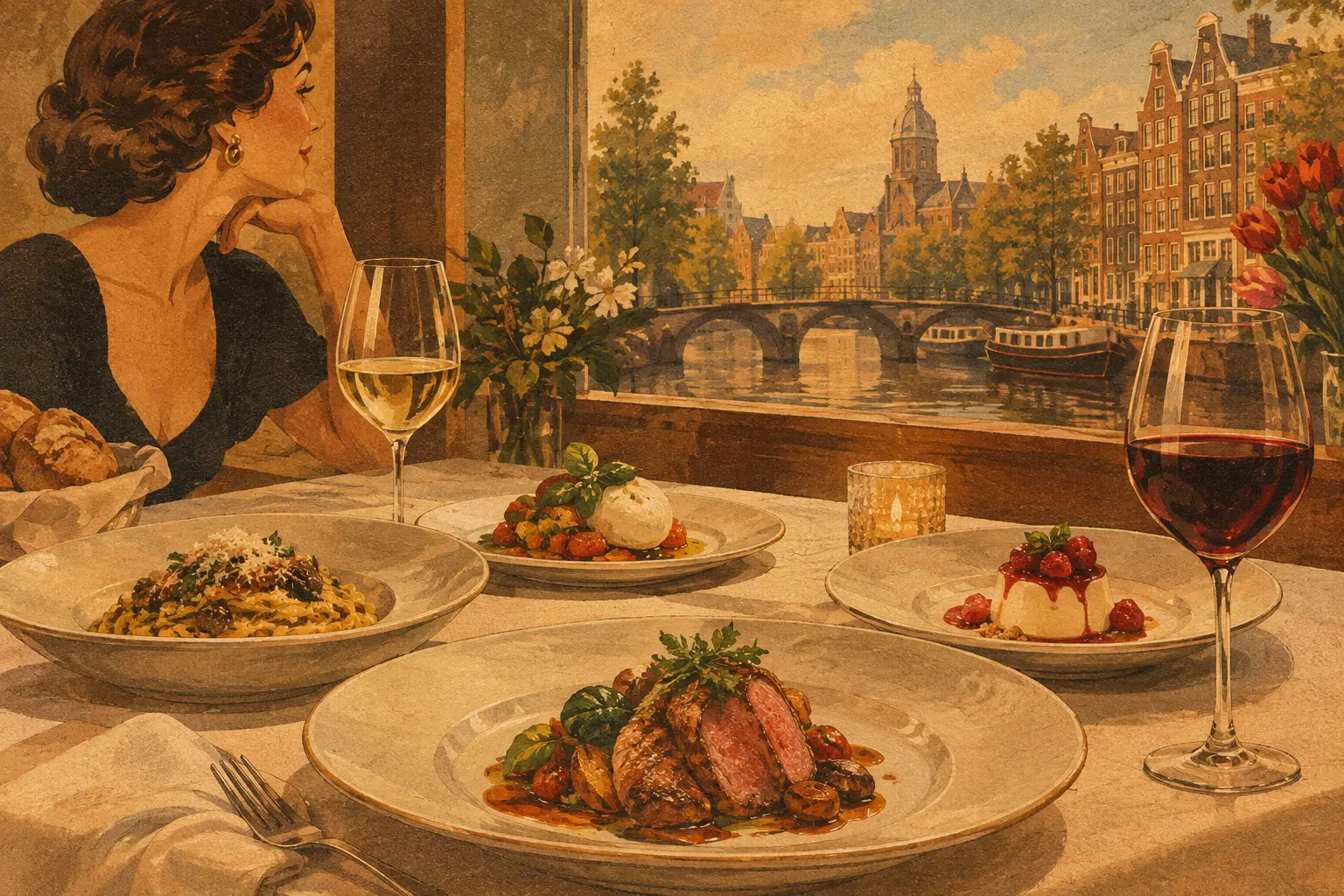 Seasonal Italian Tasting Menu Amsterdam at Savini