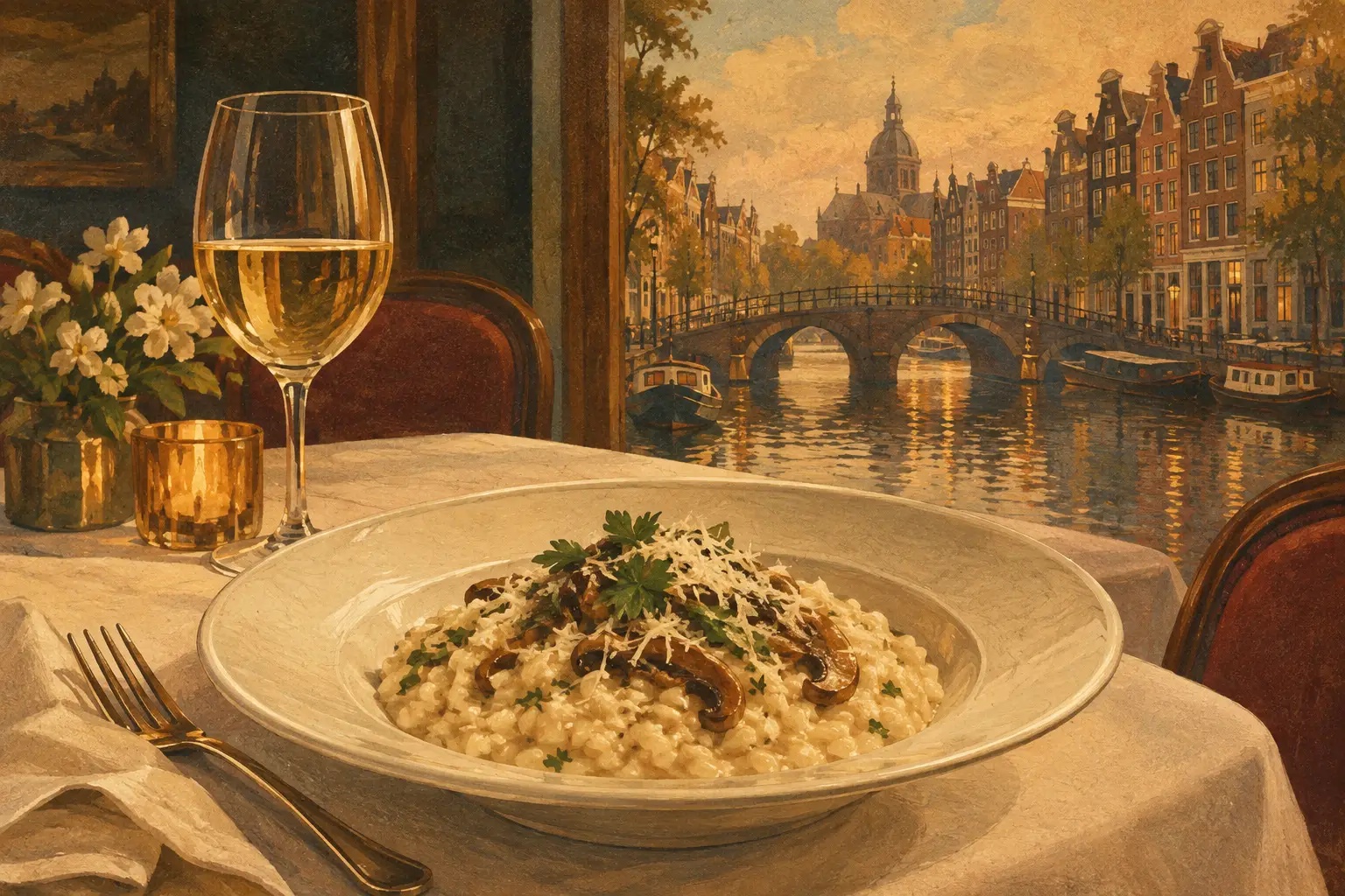 Creamy Risotto Restaurant Amsterdam for Fine Dining