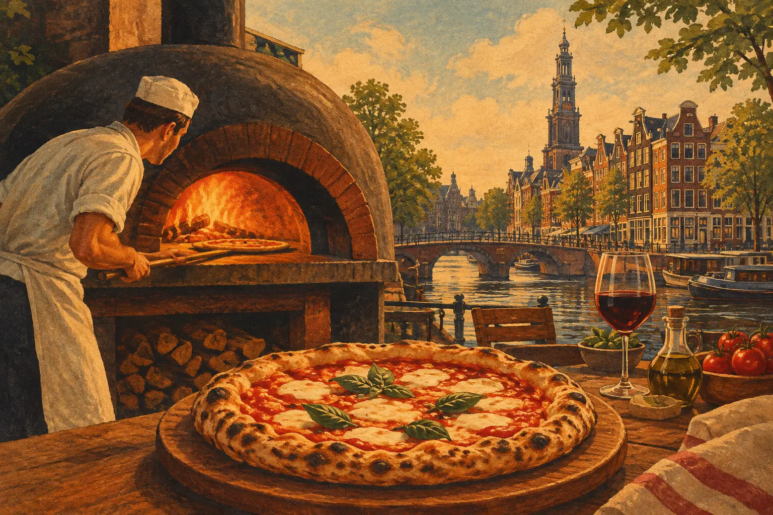 Wood Fired Pizza Central Amsterdam: A Better Dinner