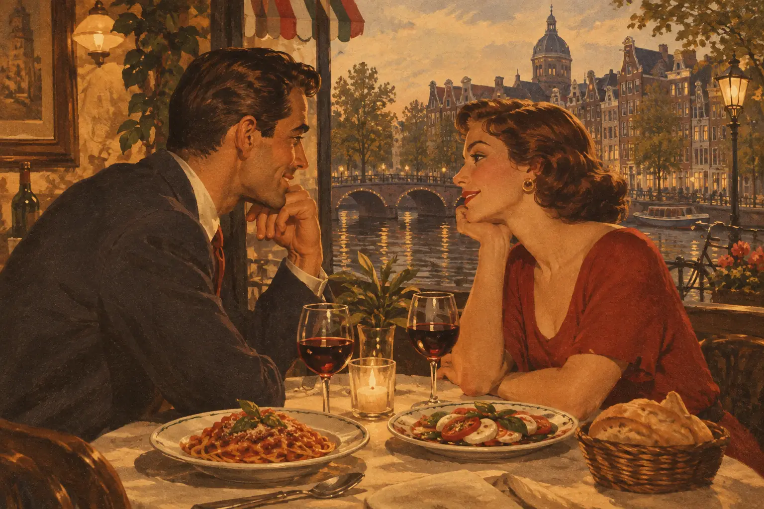 Italian Restaurant for Date Night in Amsterdam