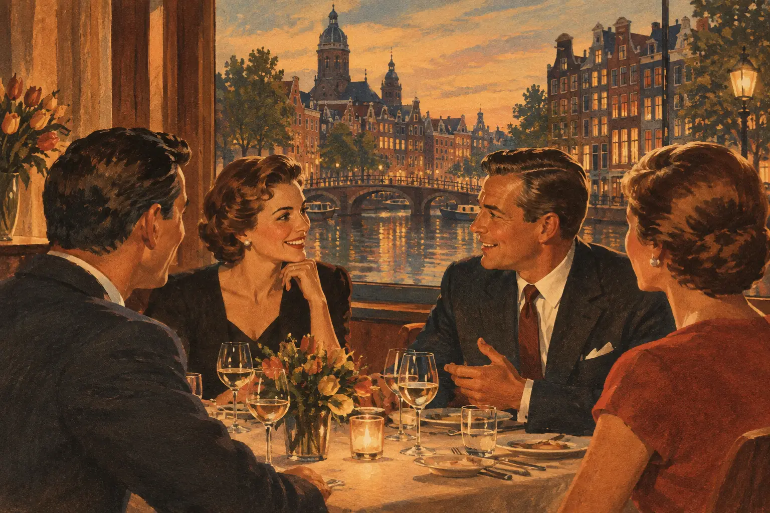 A Business Dinner Amsterdam Guests Remember