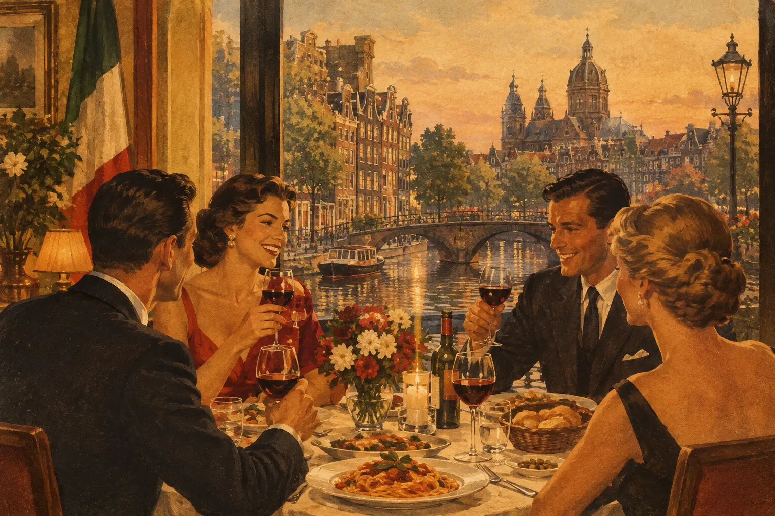 Fine Dining Amsterdam for Italian Celebrations