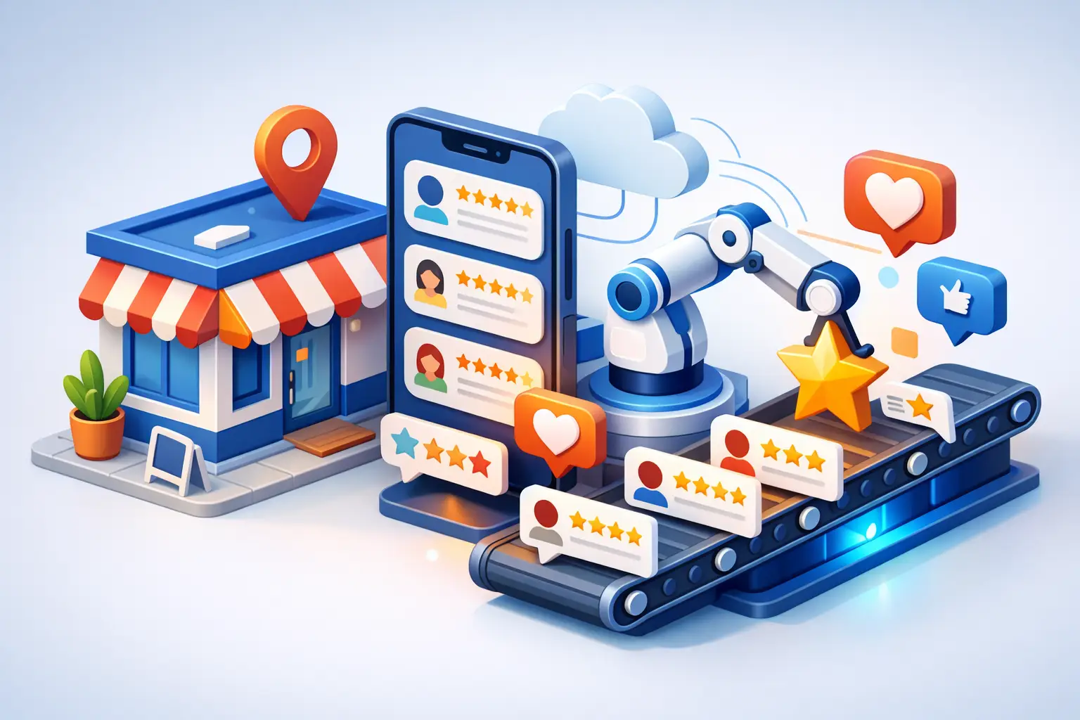 Automated Review Generation for Local Business