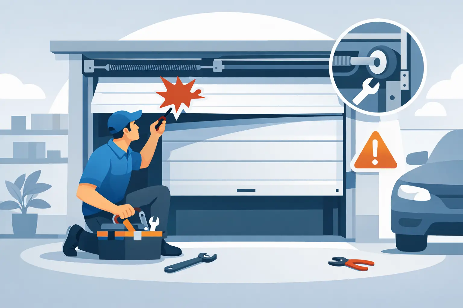 How Do You Fix a Stuck Garage Door?