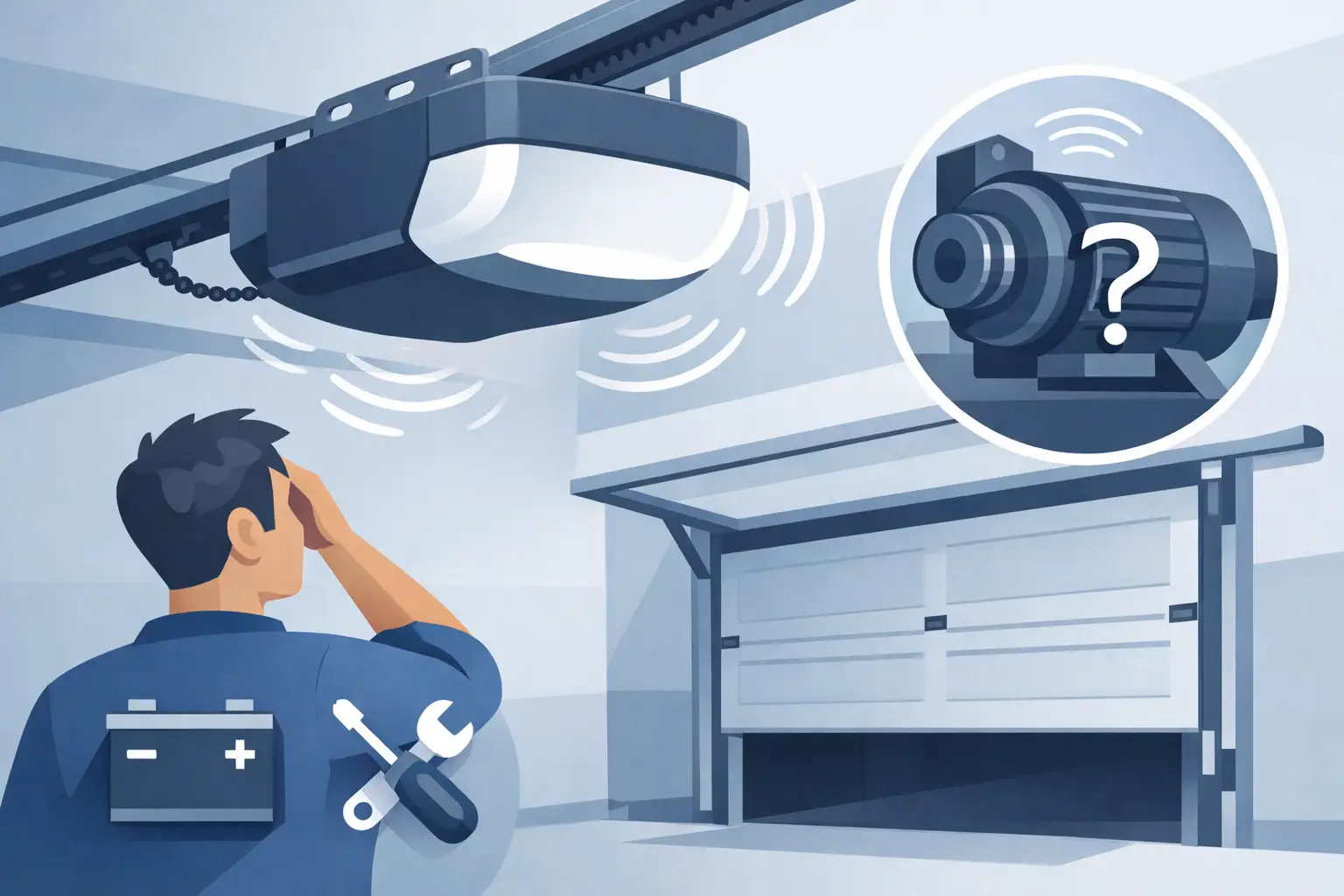 Why Does Garage Opener Hum Only?