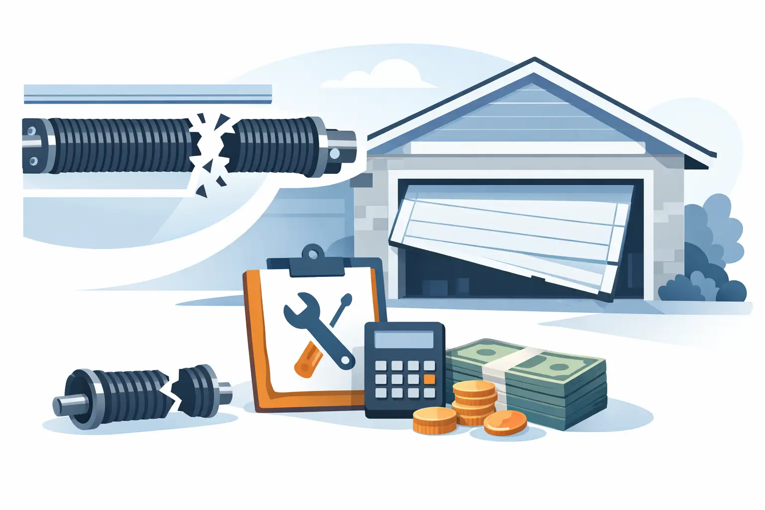 Broken Garage Door Spring Cost Explained