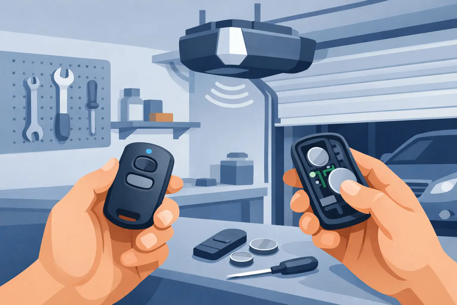 How to Replace Garage Opener Remote Safely
