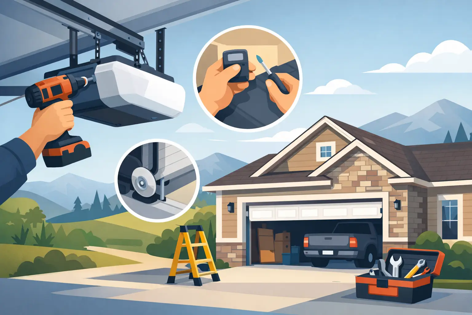 Garage Opener Installation Guide for Cheyenne Homes