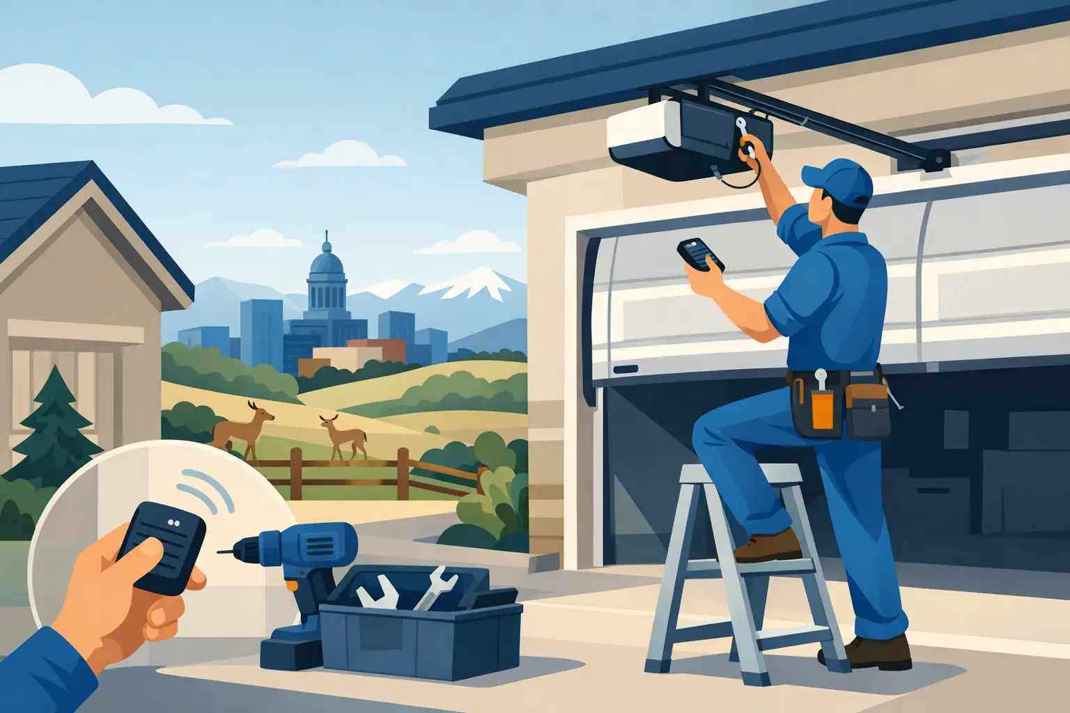 Garage Door Opener Service in Cheyenne