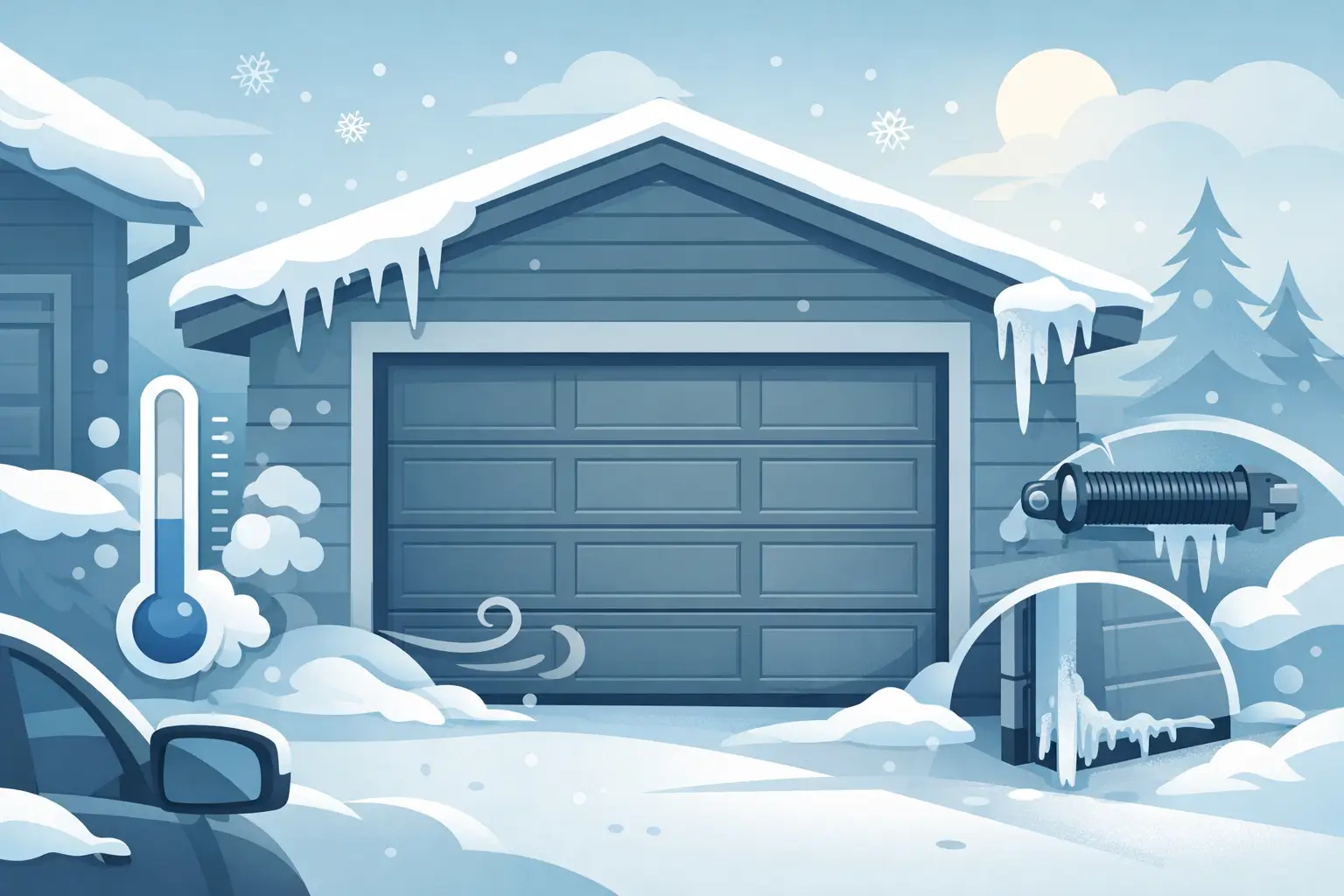 Can Cold Weather Affect Garage Doors?