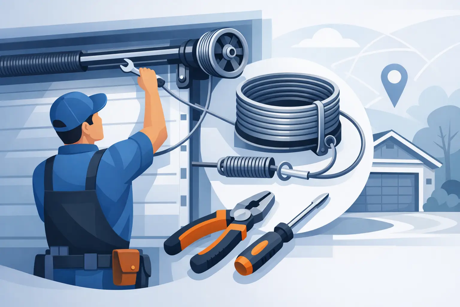 Garage Door Cable Repair Near Me