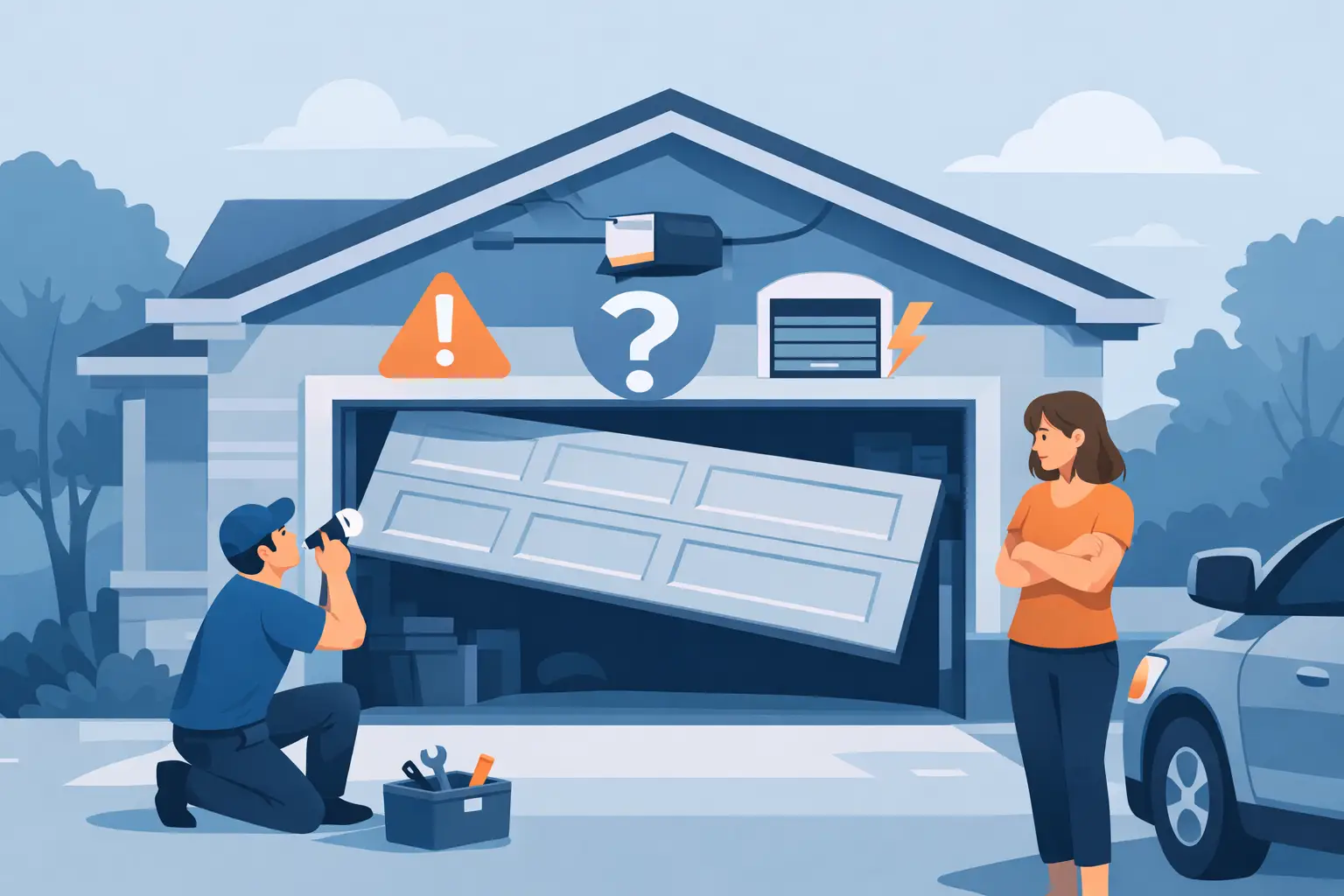 Old Garage Door Won't Open? Start Here