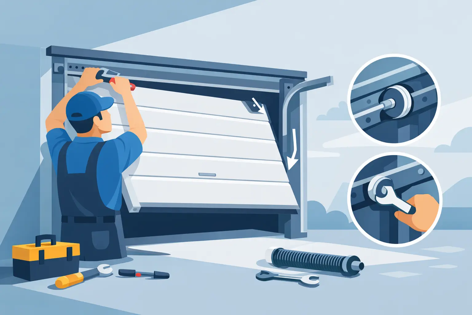 Garage Door Off Track Repair Guide
