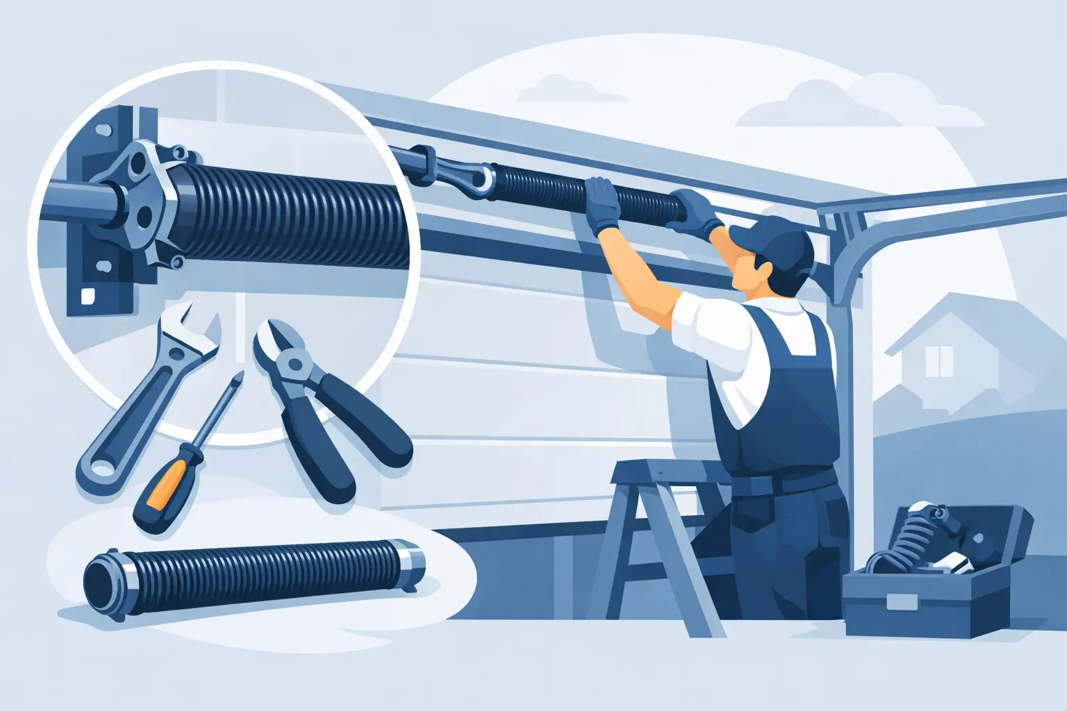 Garage Door Spring Replacement Guide