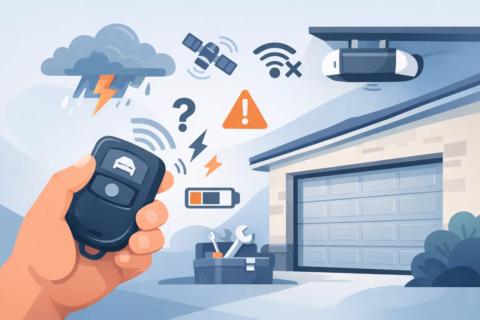 What Causes Garage Opener Remote Failure?