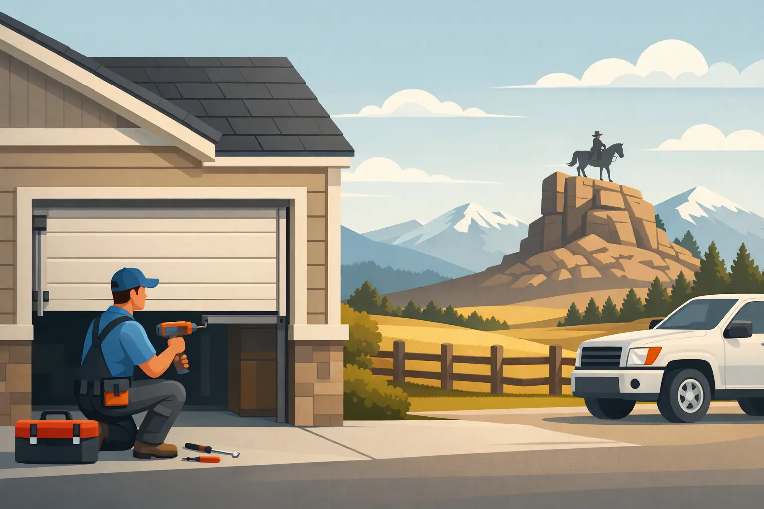 Garage Door Repair in Cheyenne WY