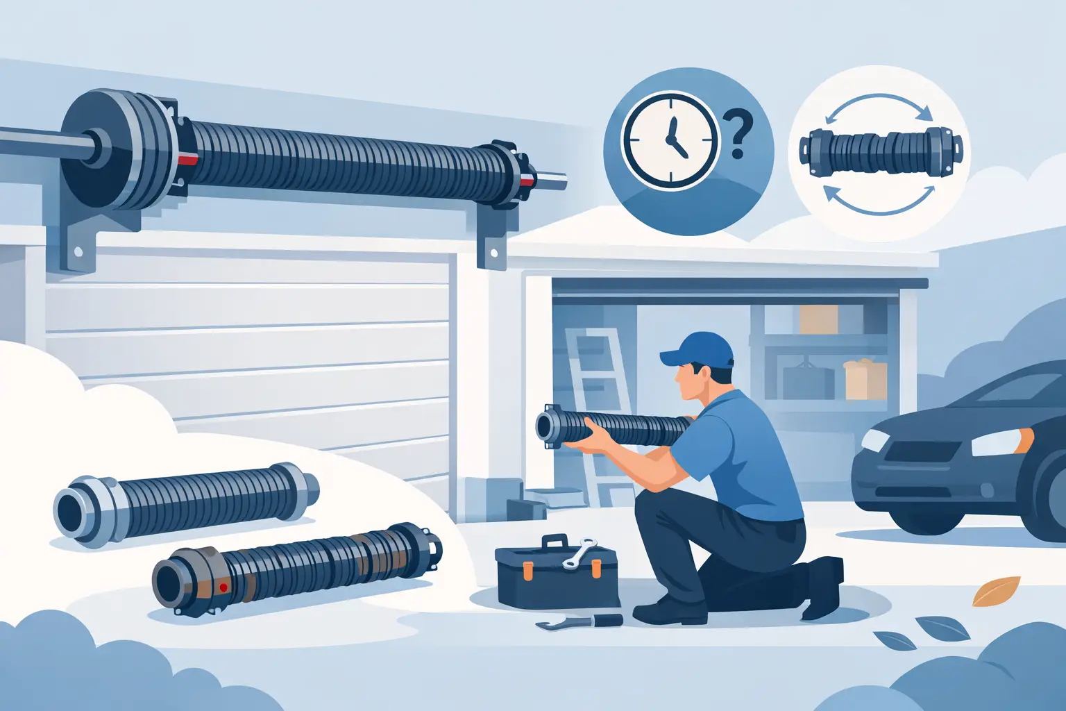 When Should Garage Door Springs Be Replaced?