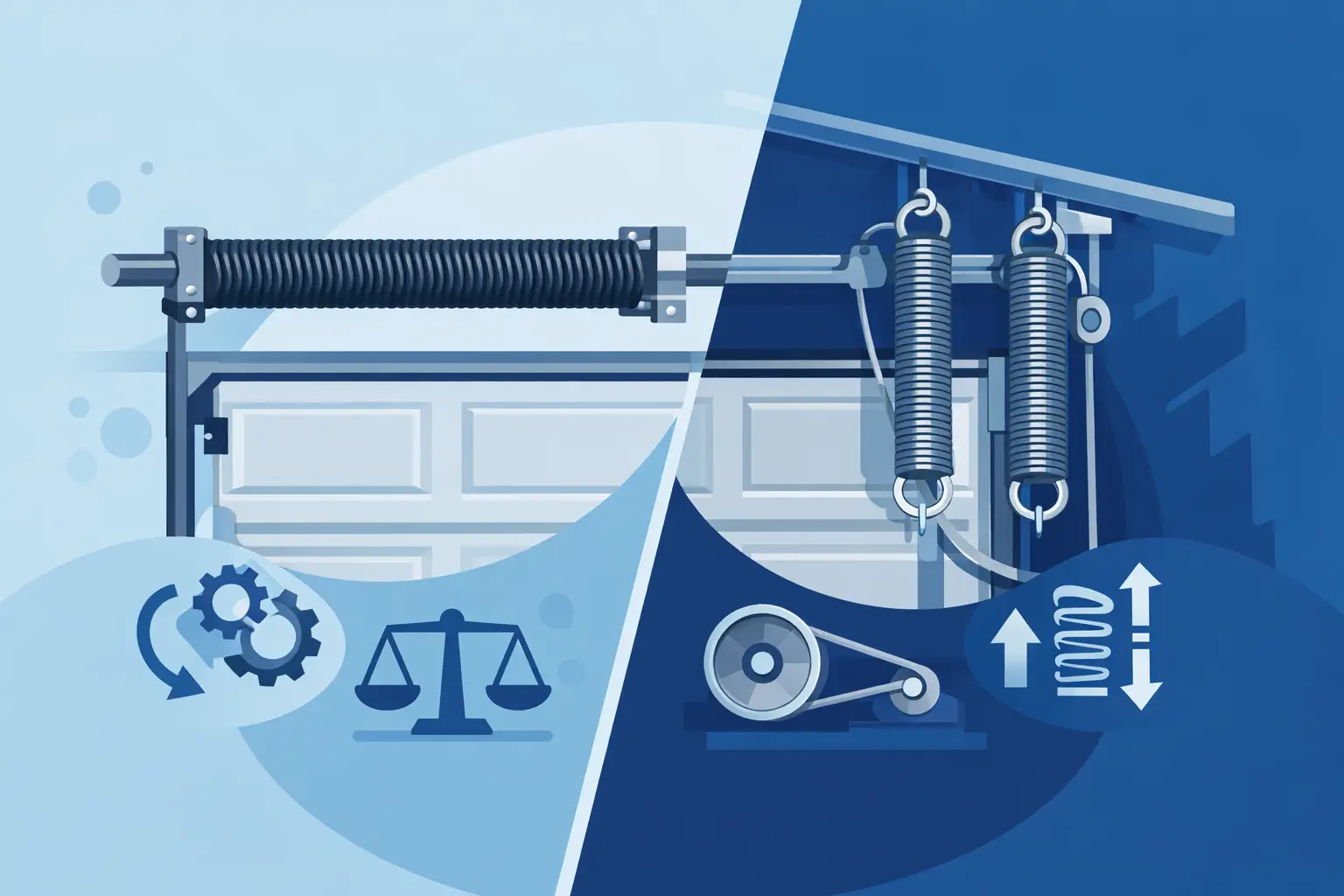 Torsion vs Extension Spring Systems