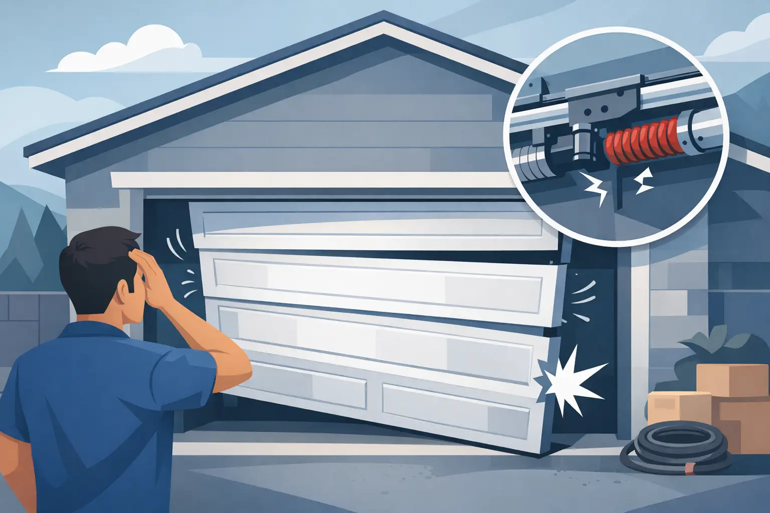 Why Is Garage Door Jerking Closed?