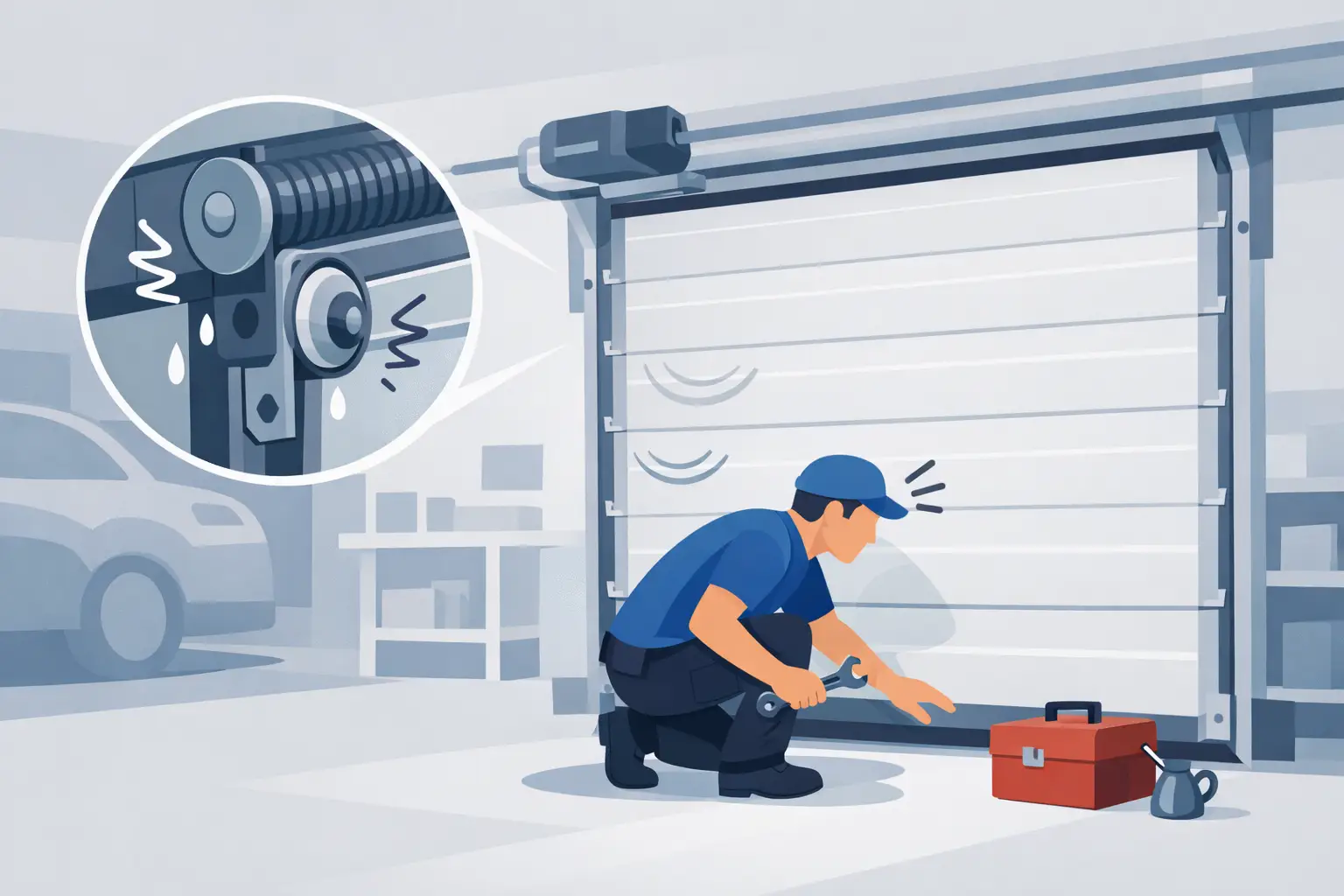 Why Is Garage Door Squeaking? Find the Cause
