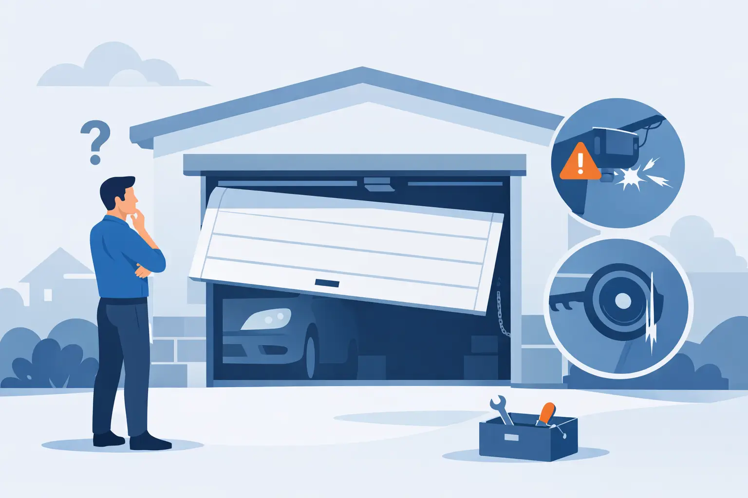 Why Is Garage Door Opening Unevenly and What to Do