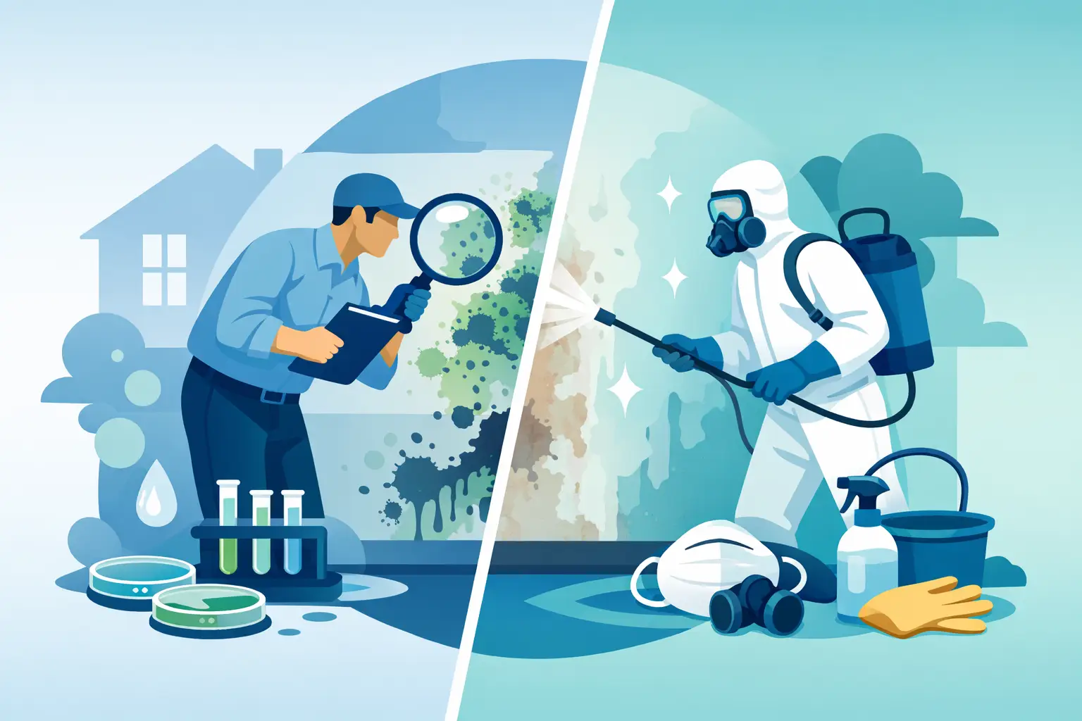 Mold Assessment Versus Remediation Explained
