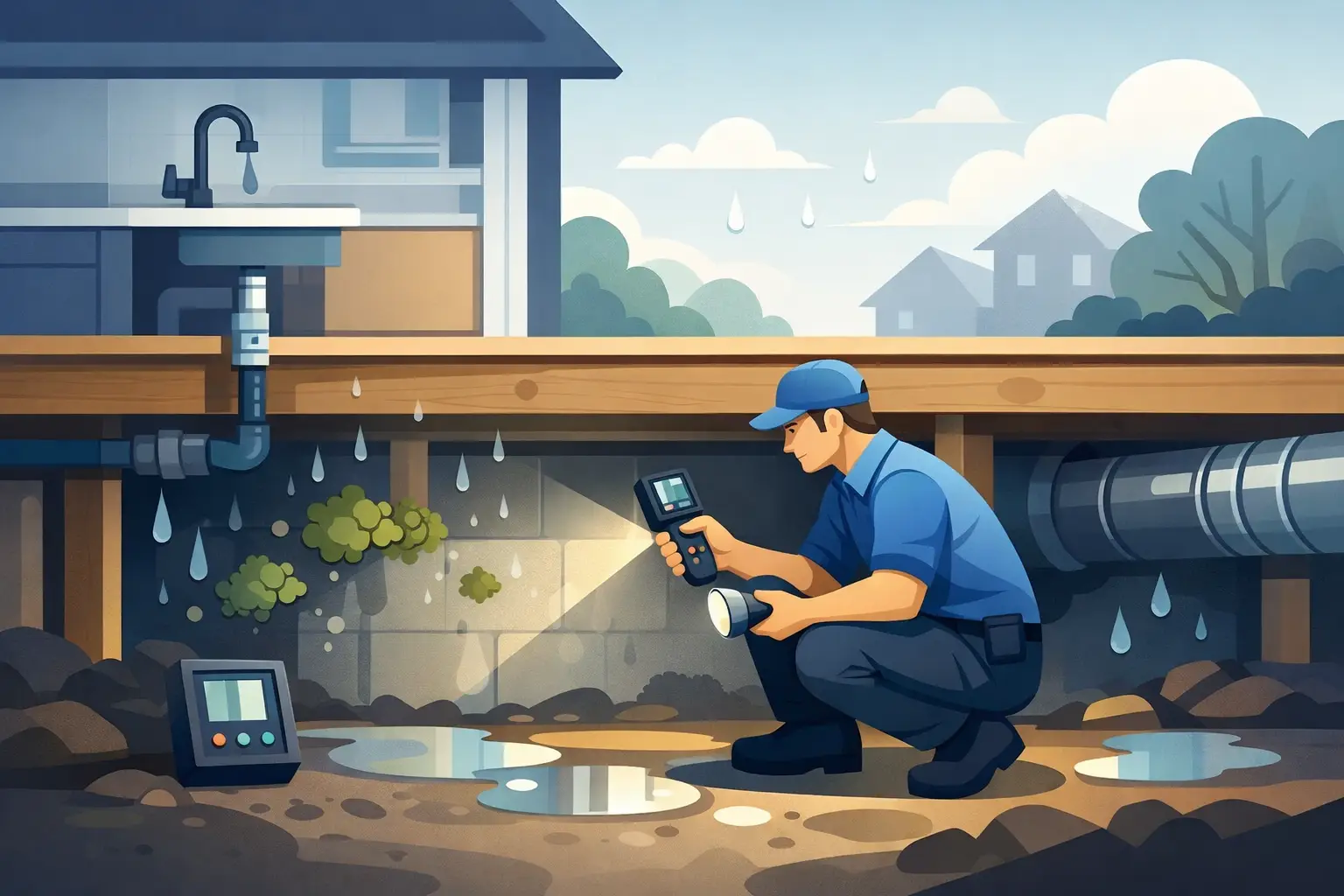 How to Assess Crawlspace Moisture Before Mold Spreads