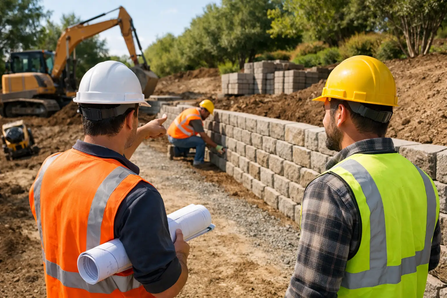 What Retaining Wall Contractors Should Handle