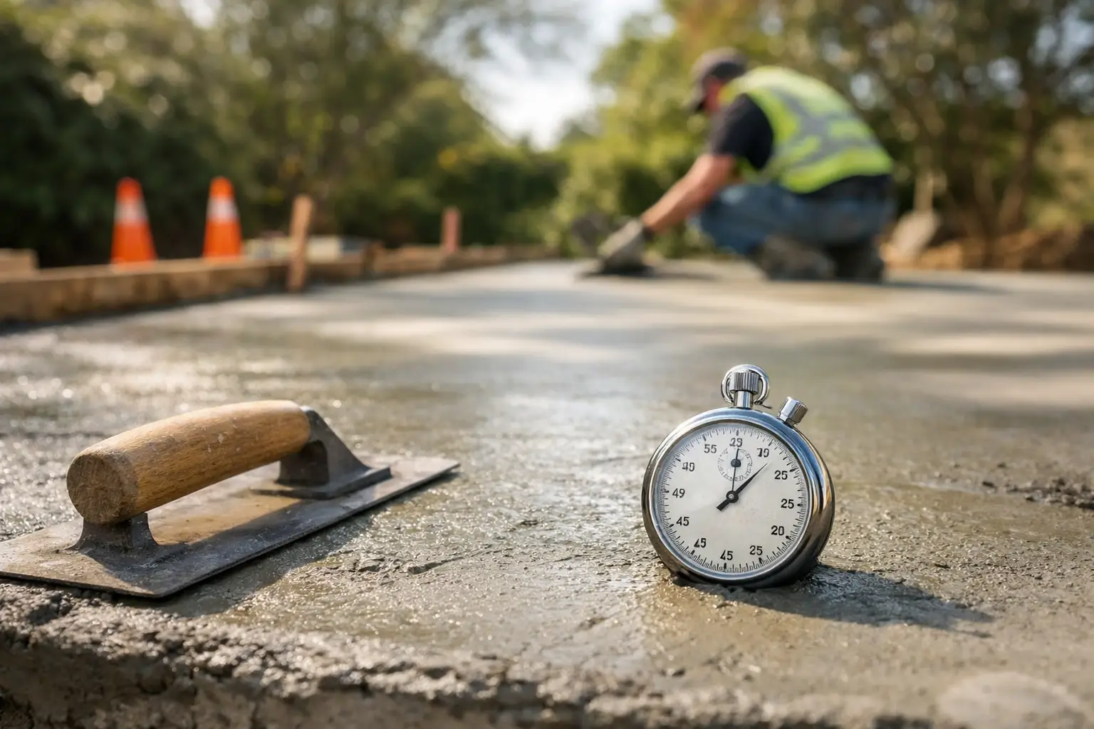 How Long Concrete Cures Outside