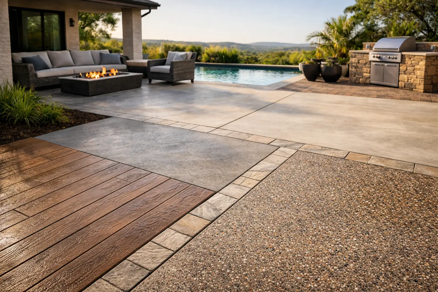 Best Concrete Patio Finishes for Austin Homes