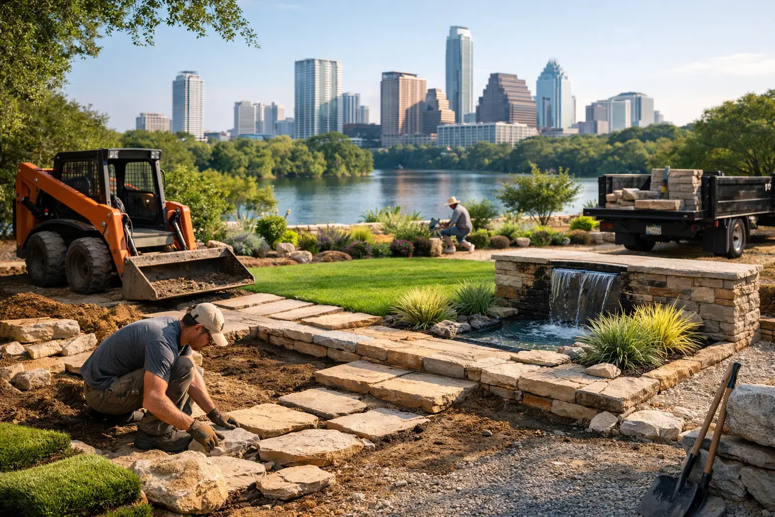 Landscape Construction Near Me in Austin