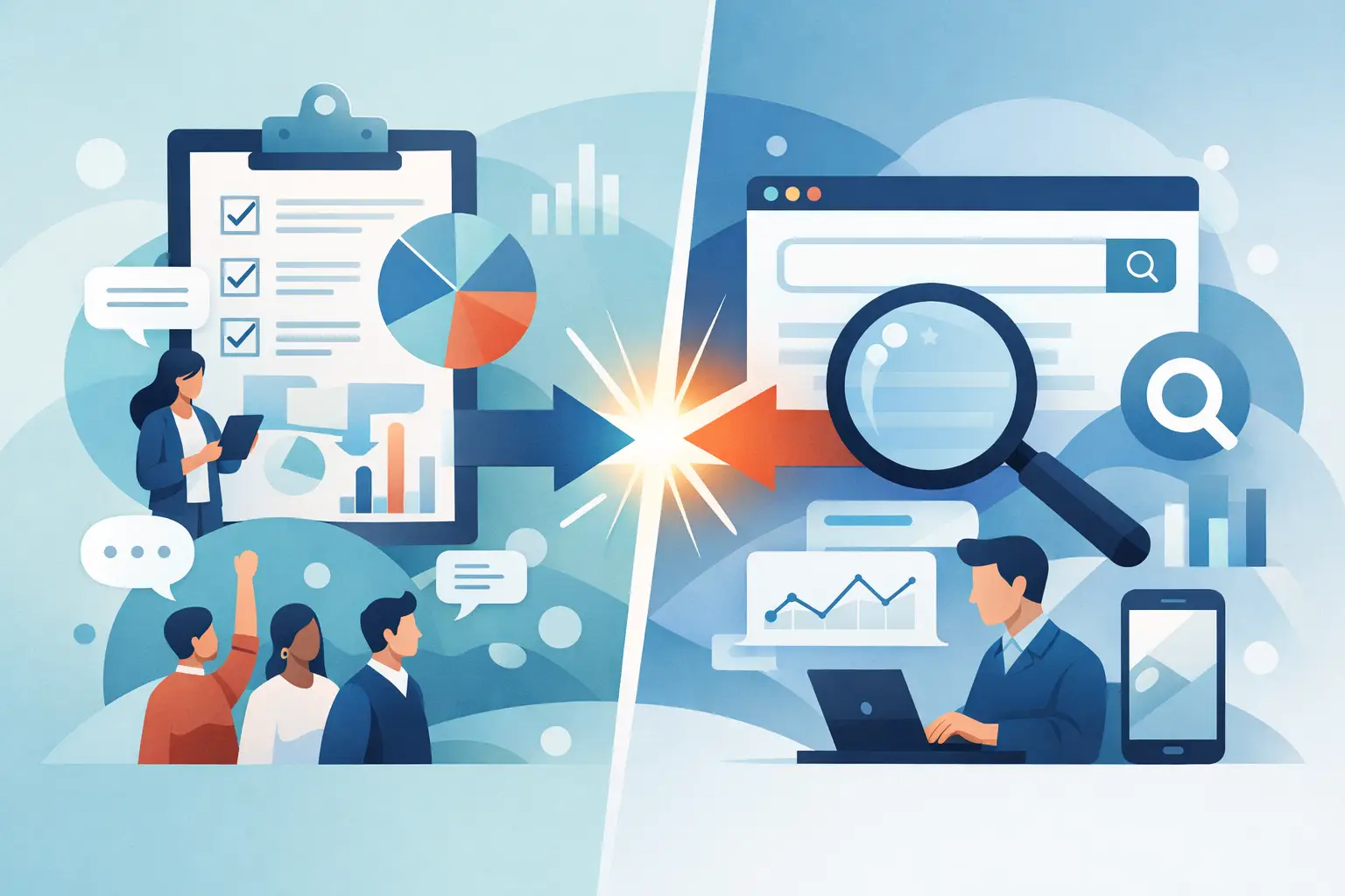 Survey Data vs Search Data: Which Signal Wins?