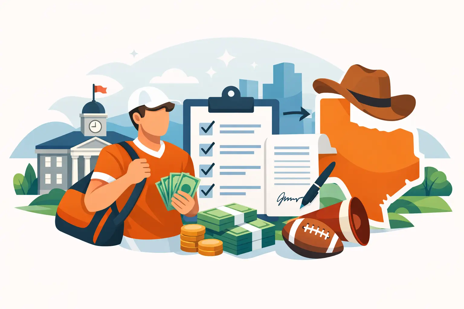 College NIL Timeline Checklist for Texas Parents