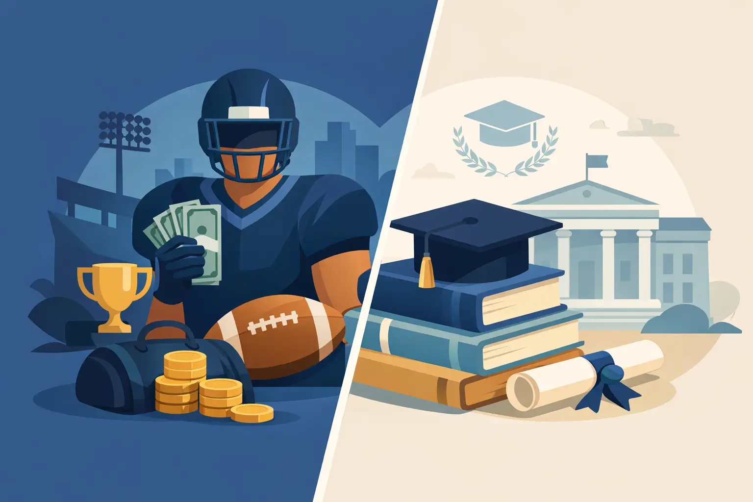 NIL Versus Scholarship Money: Know the Difference
